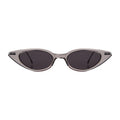Front view of Marianne Sunglasses in Grey/Gunmetal/Grey Flat