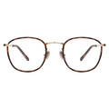 Front view of Mayfair Optical in Havana/Gold/Optical