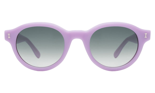 Medellin Sunglasses in Matte Lilac with Olive Gradient