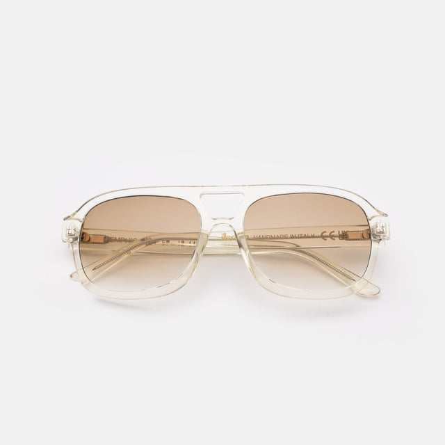 Memphis 57 Sunglasses side view in Champagne / Taupe Gradient