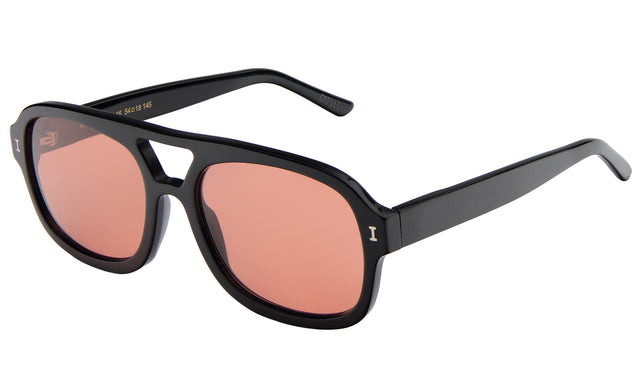 Memphis Sunglasses side view in Black / Sunset