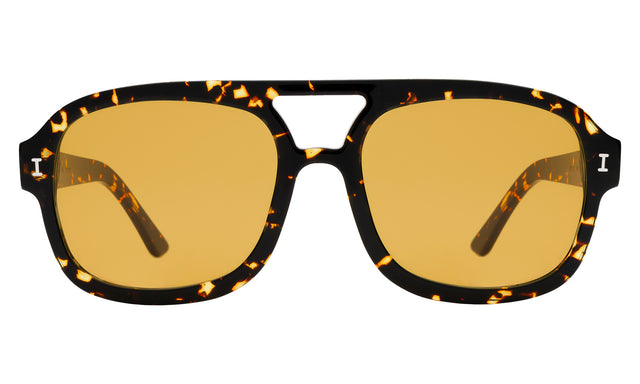 Memphis Sunglasses in Flame with Honey See Through