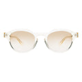Front view of Michael Sunglasses in Champagne/Taupe Gradient