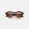 Front view of Michael Sunglasses in Black/Desert