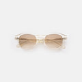 Front view of Michael Sunglasses in Champagne/Taupe Gradient