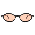 Front view of Munich Sunglasses in Black/Sunset Flat