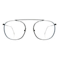 Front view of Mykonos Optical in Gunmetal/Optical
