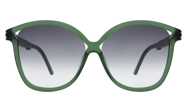 Nancy 57 Sunglasses in Pine with Grey Gradient