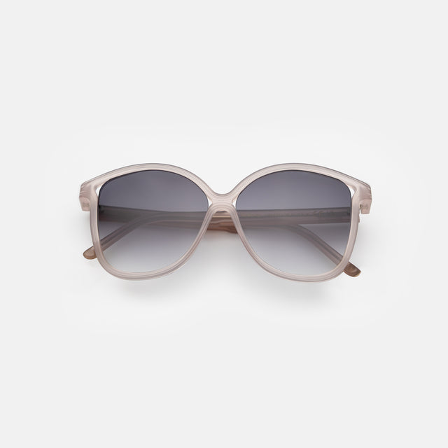 Nancy 57 Sunglasses side view in Thistle / Grey Gradient
