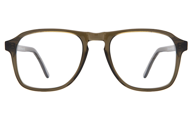 Nashville Optical front view in Green Optical