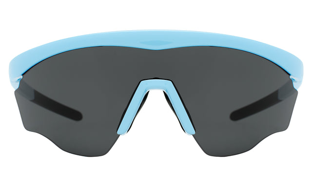 Nick Kyrgios x illesteva 1 Sports Frames in Baby Blue with Grey