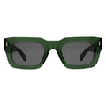 Front view of Nick Kyrgios x illesteva 2 Sunglasses in Pine/Grey Flat