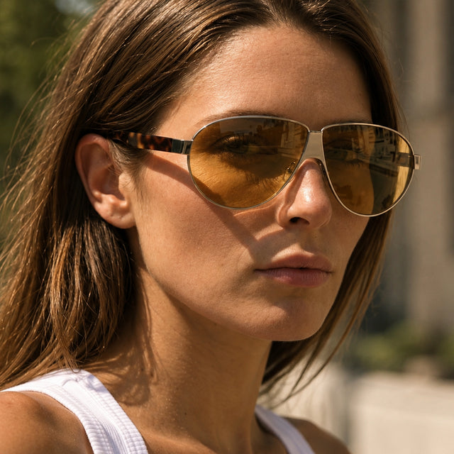 Niki Sunglasses Shown on Model