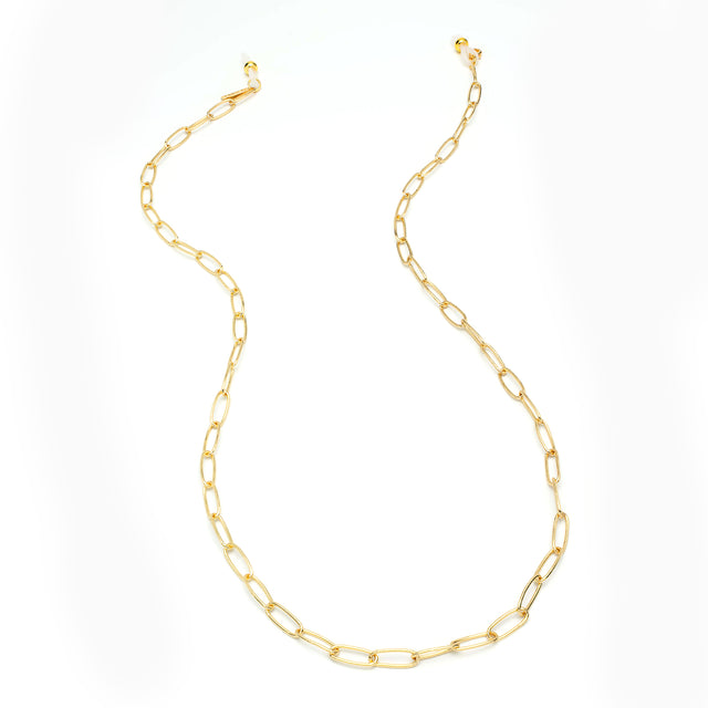 Close up of Sunglass Chain in  Oval Link