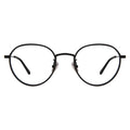 Front view of Oxford 52 Optical in Matte Black/Optical