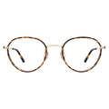 Front view of Oxford 52 Optical in Tortoise/Gold/Optical