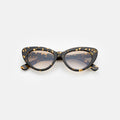 Front view of Pamela Sunglasses in Flame/Taupe Flat Gradient