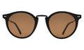 Front view of Portofino Sunglasses in Black/Brown