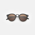 Front view of Portofino Sunglasses in Black/Brown