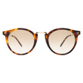 Front view of Portofino Sunglasses in Havana/Taupe Gradient