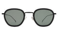Front view of Prince Tate Sunglasses in Matte Black/Grey Flat