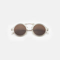 Front view of Roma II Sunglasses in Champagne/Brown Flat
