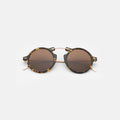 Front view of Roma II Sunglasses in Flame/Gold/Brown Flat