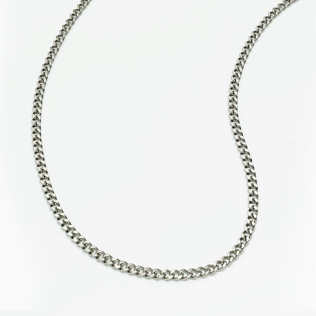 Details of Sunglass Chain front view in Silver Link