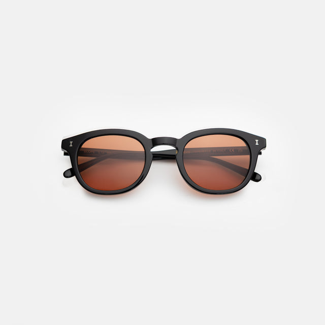 Slope Sunglasses side view in Black / Desert