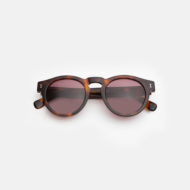 Sown x illesteva side view in Havana / Plum See Through