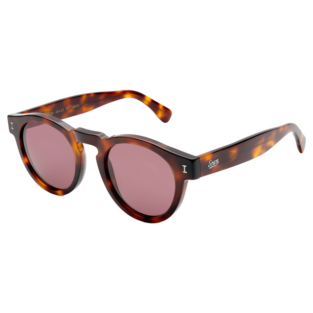 Sown x illesteva side view in Havana / Plum See Through