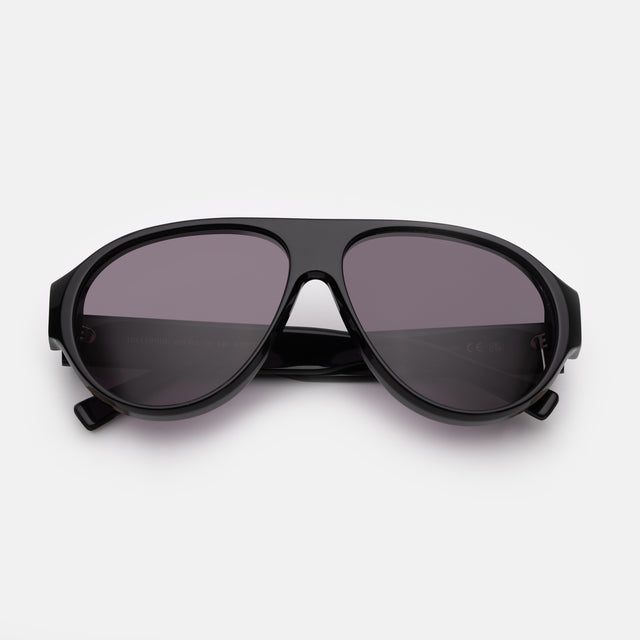 Telluride Sunglasses side view in Black / Grey