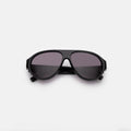 Front view of Telluride Sunglasses in Black/Grey