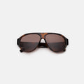 Front view of Telluride Sunglasses in Havana/Brown