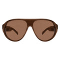 Front view of Telluride Sunglasses in Kohl/Brown