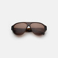 Front view of Telluride Sunglasses in Kohl/Brown