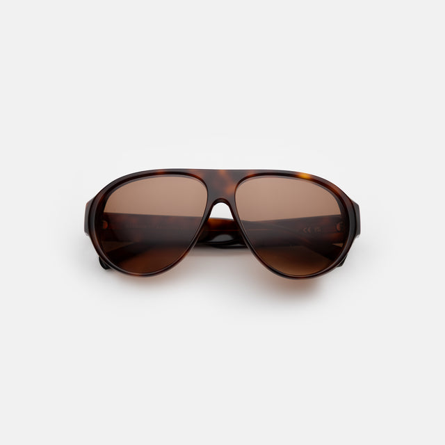 Telluride Sunglasses side view in Mahogany / Brown