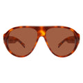 Front view of Telluride Sunglasses in Red Havana/Desert