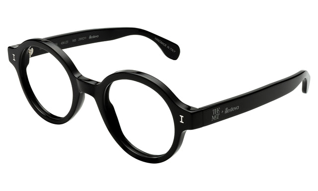 The Met x illesteva Optical Side Profile in Black Optical