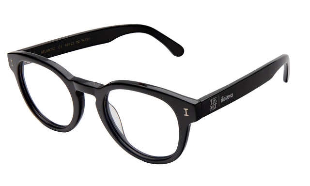 The Met x illesteva II Optical side view in Black Optical