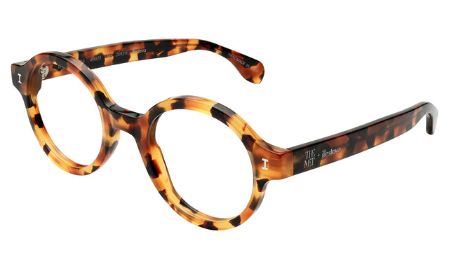 The Met x illesteva Optical Side Profile in Light Tortoise Optical