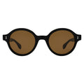 Front view of The Met x illesteva Sunglasses in Black/Brown
