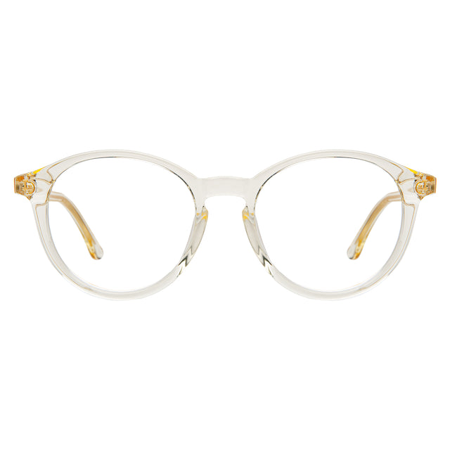 Twain Optical front view in Champagne Optical