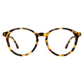 Front view of Twain Optical in Tortoise/Optical