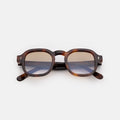Front view of Washington Sunglasses in Havana/Taupe Flat Gradient
