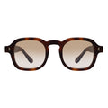 Front view of Washington Sunglasses in Havana/Taupe Flat Gradient
