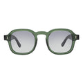 Front view of Washington Sunglasses in Pine/Grey Flat Gradient
