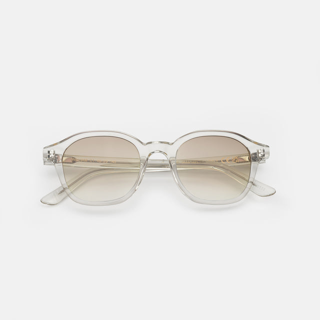 William Sunglasses side view in Champagne / Taupe Gradient
