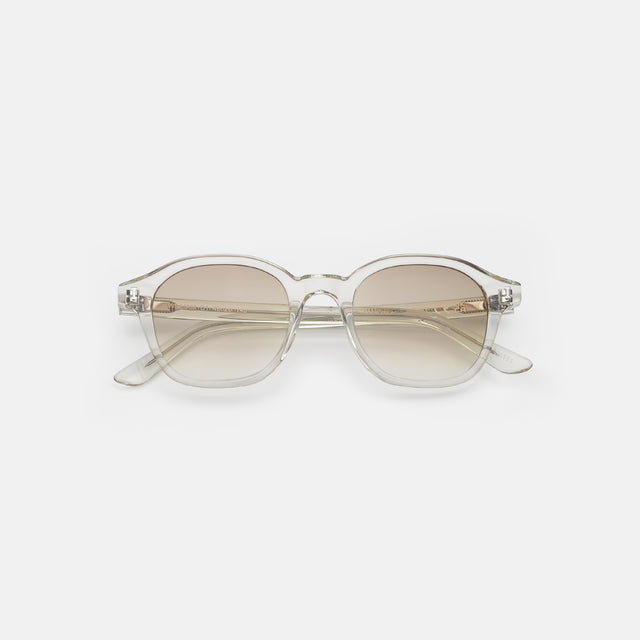 William Sunglasses side view in Champagne / Taupe Gradient