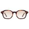 Front view of William Sunglasses in Havana/Taupe Gradient